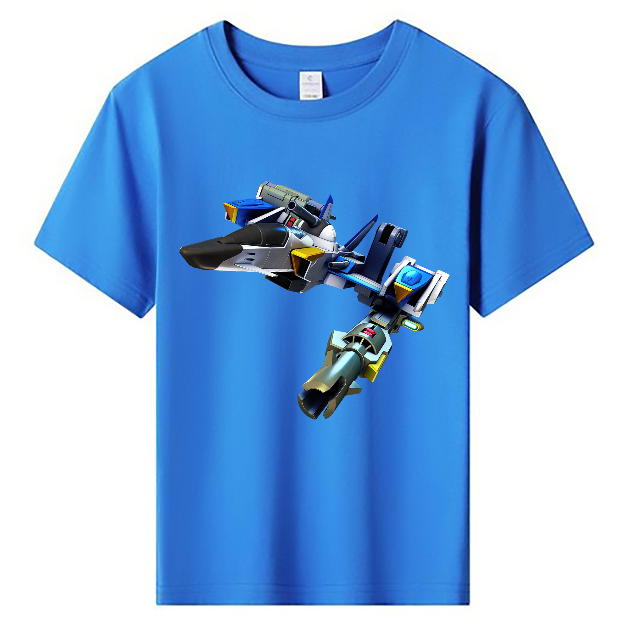（画像用） 機動戦士ガンダム Mobile Suit Gundam 綿100％キッズTシャツ（フロントプリント）